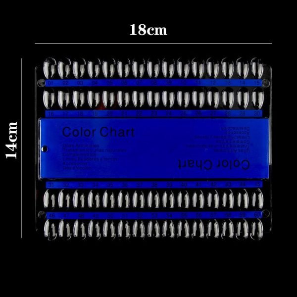 60 Tips Nail Art Gel Polish Color Chart Palette-3