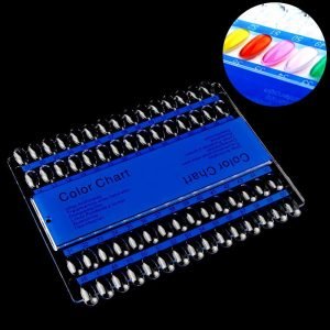 60 Tips Nail Art Gel Polish Color Chart Palette