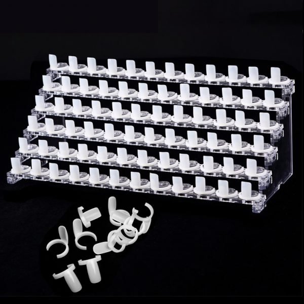 Detachable 6 Layers Nail Gel Polish Color Display Stand With 72 Nail Tips Set-2