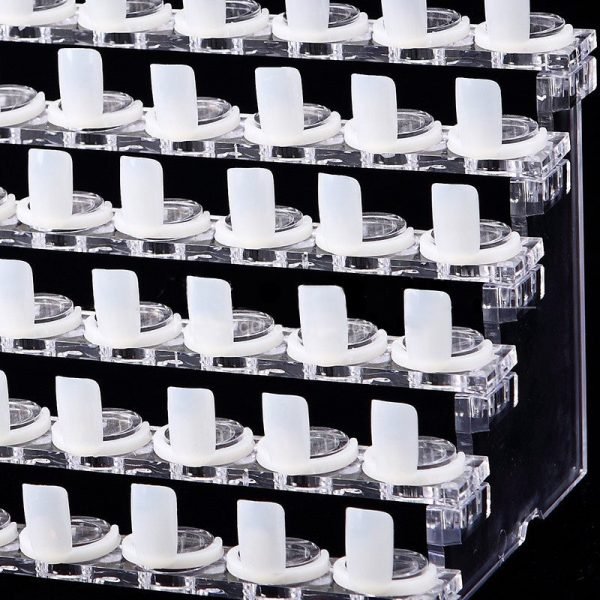 Detachable 6 Layers Nail Gel Polish Color Display Stand With 72 Nail Tips Set-3