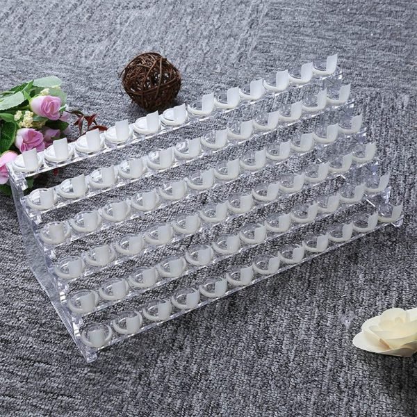 Detachable 6 Layers Nail Gel Polish Color Display Stand With 72 Nail Tips Set-8