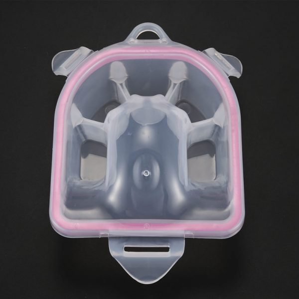 Double Layer Nail Art Manicure Soaking off Bowl-7