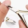 High Quality Cuticle Nippers 3CR13 Stainless Steel Double Spring Manicure Tools-1