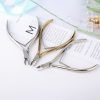 High Quality Cuticle Nippers 3CR13 Stainless Steel Double Spring Manicure Tools-4