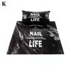 Ins Style Soft PU Leather Nail Art Hand Rest Cushion And Mat Pad Set-K