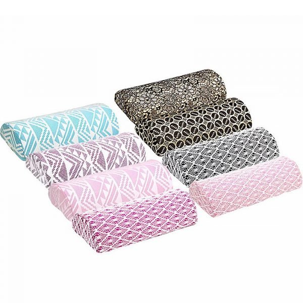 Lace Style Sponge Hand Cushion Pillow Nail Art Hand Rest-6