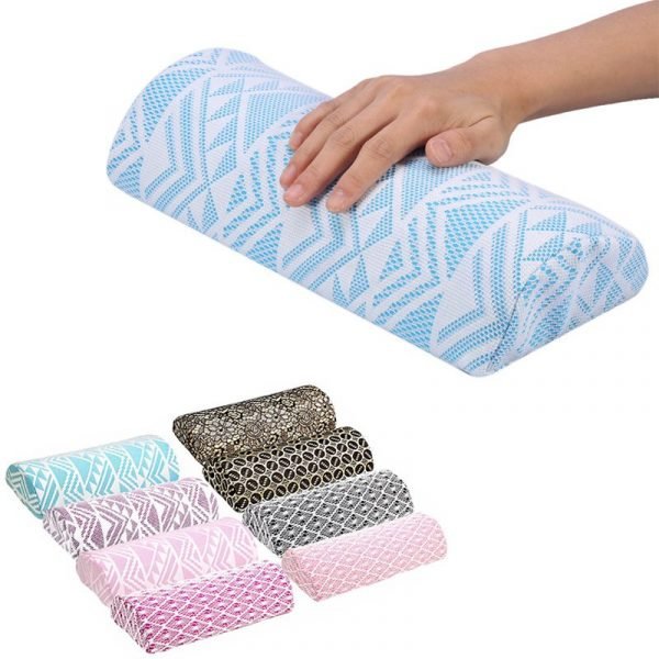 Lace Style Sponge Hand Cushion Pillow Nail Art Hand Rest