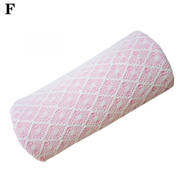 Lace Style Sponge Hand Cushion Pillow Nail Art Hand Rest-F