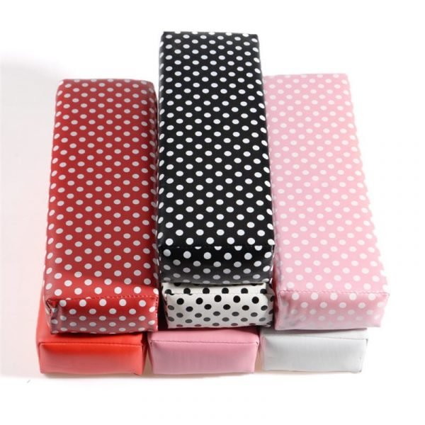 Nail Art PU Leather Hand Rest Manicure Cushion Pillow-3
