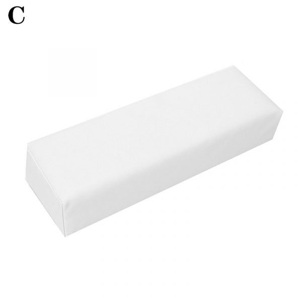Nail Art PU Leather Hand Rest Manicure Cushion Pillow-C