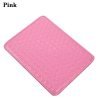 PU Leather Pillow Hand Holder Heart Pattern Manicure Table Mat Pad-6