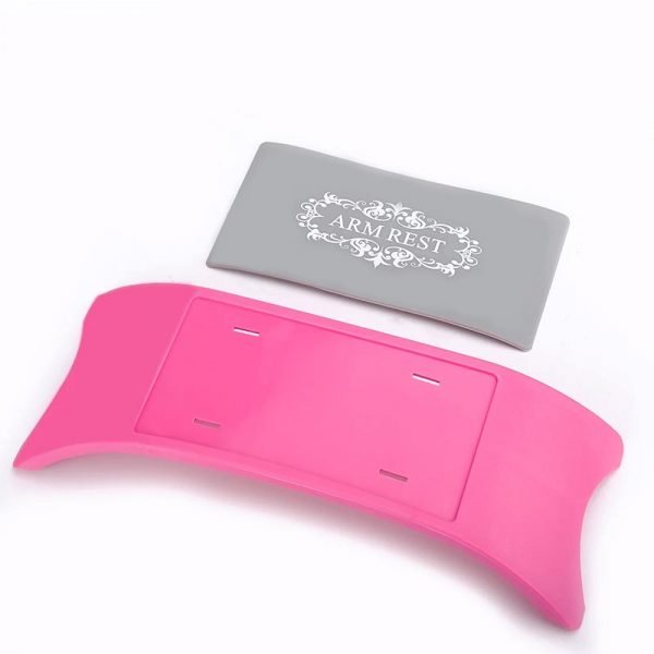 Plastic & Silicone Nail art Cushion Pillow Nail Arm Rest For Manicure Use-4