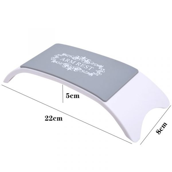 Plastic & Silicone Nail art Cushion Pillow Nail Arm Rest For Manicure Use-6