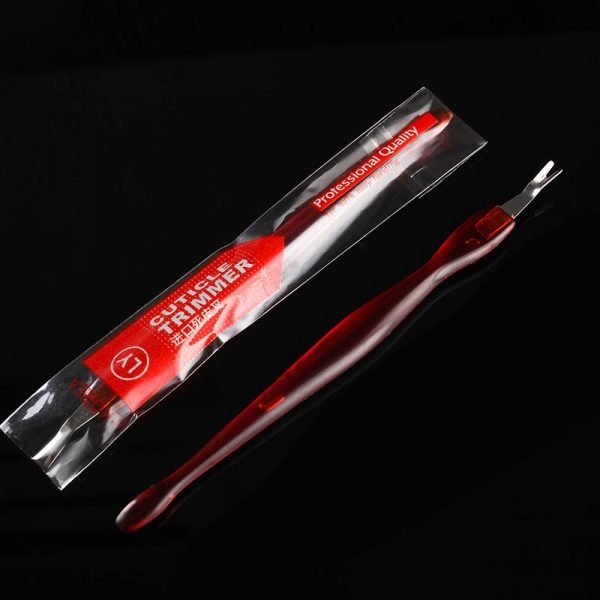 Professional Quality Plastic Dead skin pusher cuticle trimmer-2