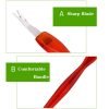 Professional Quality Plastic Dead skin pusher cuticle trimmer-4