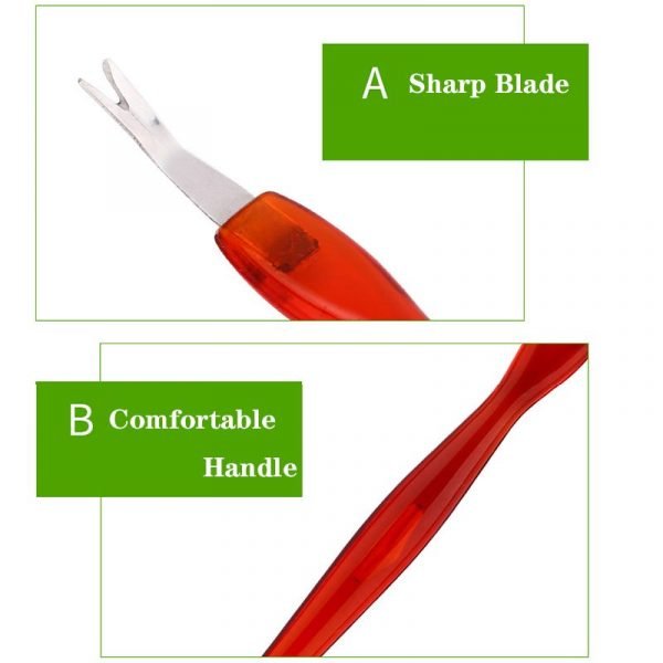 Professional Quality Plastic Dead skin pusher cuticle trimmer-4