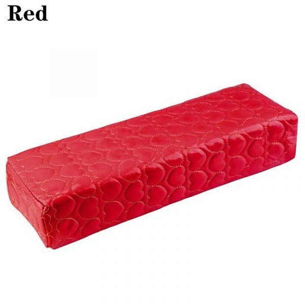 Rectangle PU Leather Manicure Cushion Pillow Arm Rest Holder With Sponge Inside-9
