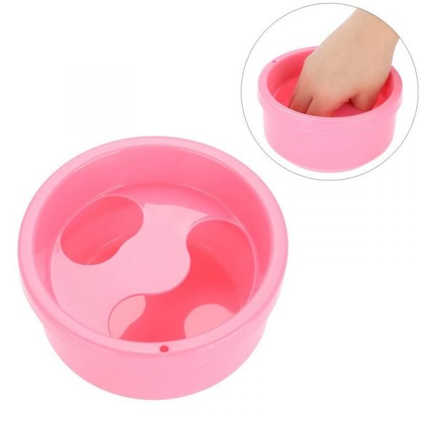 Round shape Detachable Nail Art Manicure Soaking off Bowl