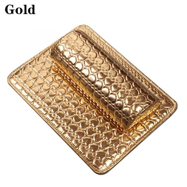 Stylish Fashion Nail Art Sponge Hand Rest Cushion And Soft PU Leather Mat Pad Set-6