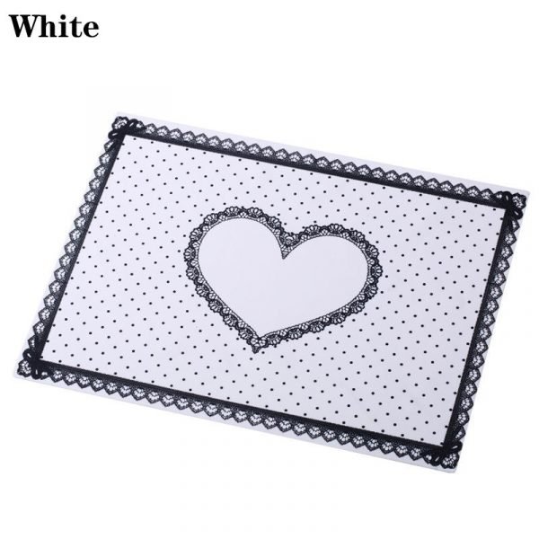Washable Foldable Silicone Pillow Hand Holder Lace Table Mat Pad-7