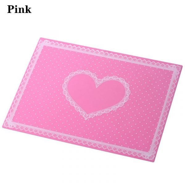 Washable Foldable Silicone Pillow Hand Holder Lace Table Mat Pad-8