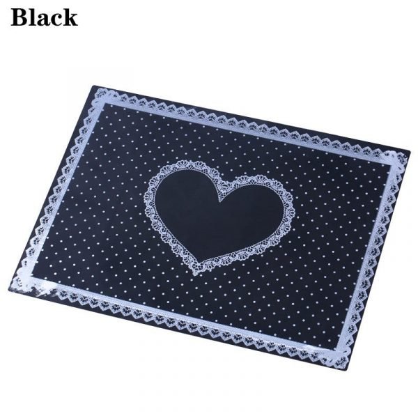 Washable Foldable Silicone Pillow Hand Holder Lace Table Mat Pad-9
