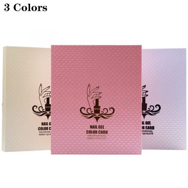 120 Colors Embedded Style Ananas pattern Nail Art Color Chart Display Book-5