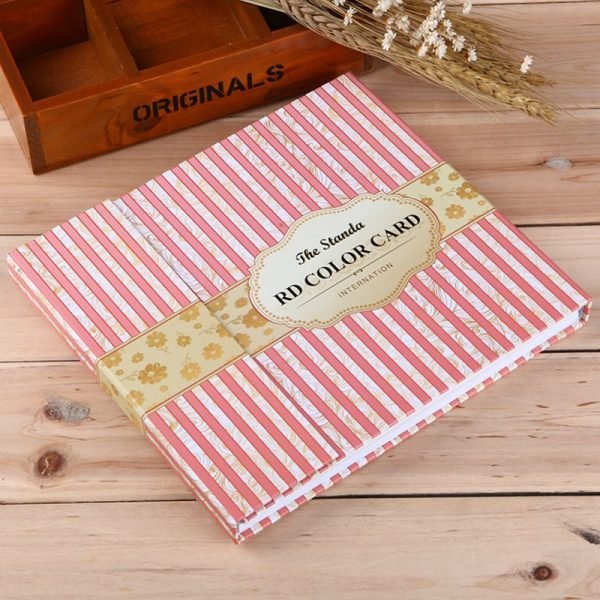 120 Colors Flower And Stripe Pattern Nail Gel Polish Color Display Card Book-10