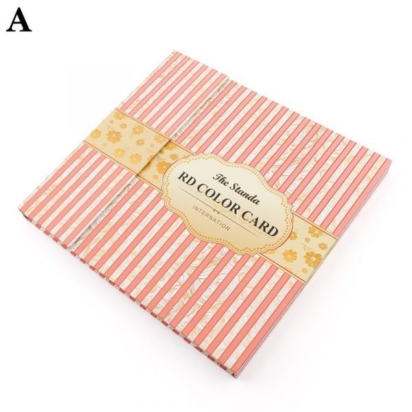 120 Colors Flower And Stripe Pattern Nail Gel Polish Color Display Card Book-14