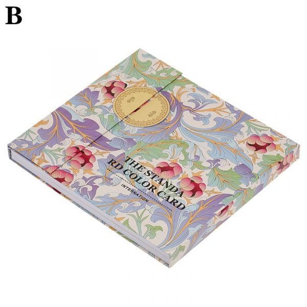 120 Colors Flower And Stripe Pattern Nail Gel Polish Color Display Card Book-15