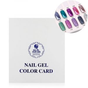 120 Colors Nail Gel Polish Color Display Chart Book