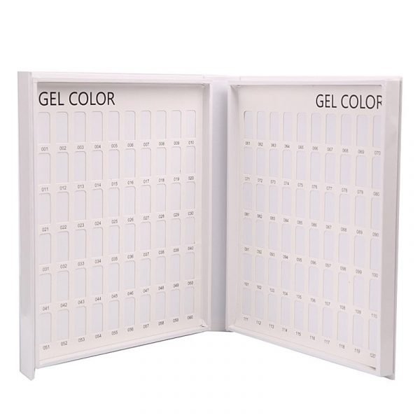 120 Colors Nail Gel Polish Color Display Chart Book-2