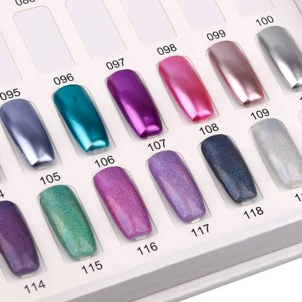 120 Colors Nail Gel Polish Color Display Chart Book-6