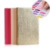 160 Colors Embedded Style Alligator Pattern Delicate PU Leather Nail Art Color Chart Display Book