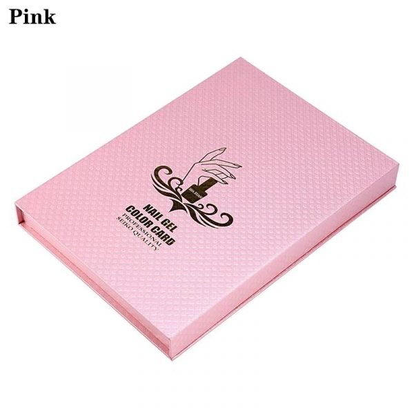 216 Colors Embedded Style Ananas pattern Nail Art Color Chart Display Book-10