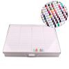 44 Grids Nail Gel Polish Color Display Tips Storage Box With Clasp Style Cover-1