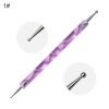 5Pcs per Set 2 Way Spray Pattern Acrylic Handle Dotting Marbleizing Pen Tool Set-3