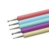5pcs per set Multicolor Acrylic Handle 2 Way Marbleizing Dotting Pen Set-2