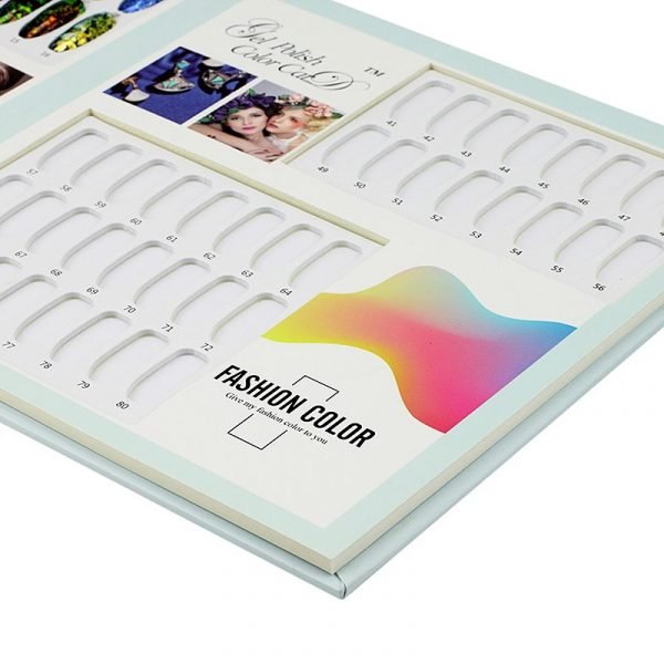 60 And 80 Colors Various Designs Of Nail Gel Polish Display Card Book Color Board-4