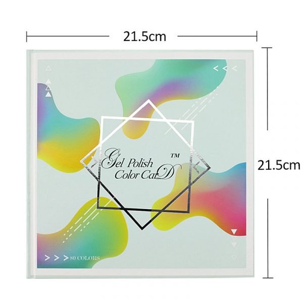 60 And 80 Colors Various Designs Of Nail Gel Polish Display Card Book Color Board-8