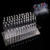 64 Holes Nail Art Salon Color Display Stand Rack With 64 Color Sticks Set