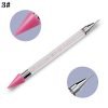 Dual-ended Nail Rhinestone Studs Picker With Crystal Handle Wax Pen Dotting Tool-11