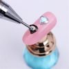Dual-ended Nail Rhinestone Studs Picker With Crystal Handle Wax Pen Dotting Tool-3