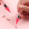 Dual-ended Nail Rhinestone Studs Picker With Crystal Handle Wax Pen Dotting Tool-4