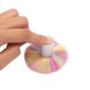 Multi-Color Soft Hair Metal Handle Nail Art Dust Cleaning Brush-7