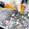 Nail Art Rhinestones Gems Picking Tools Self-adhesive Crayon Dotting Pencil-2