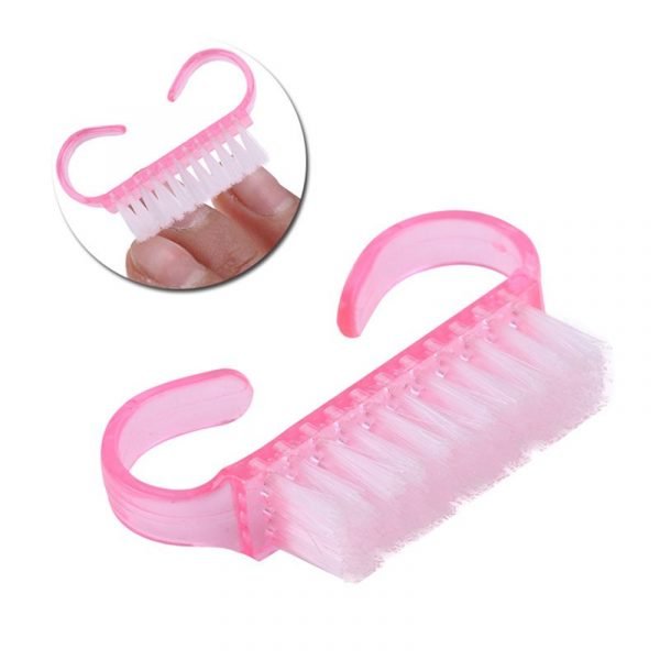 Plastic Mini Nail Art Dust Cleaning Brush-3