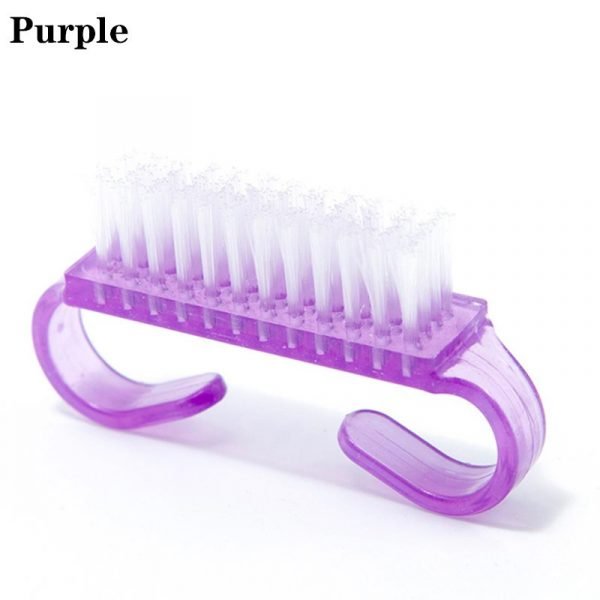 Plastic Mini Nail Art Dust Cleaning Brush-8
