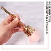 Rose Style Soft Hair Nail Dust Cleaning Brush Foundation Cosmetics Makeup Brush-5