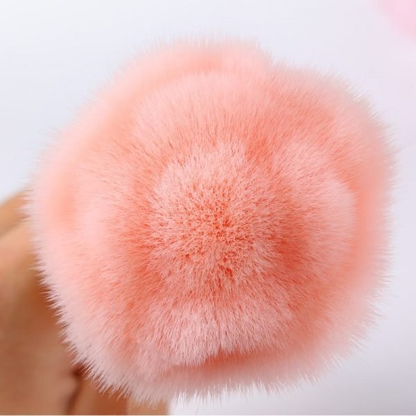 Rose Style Soft Hair Nail Dust Cleaning Brush Foundation Cosmetics Makeup Brush-7